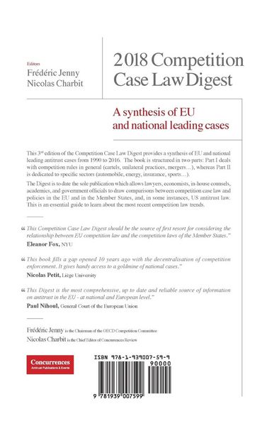Produktbild: Competition Case Law Digest