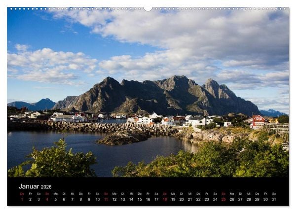 Produktbild: Lofoten - Norwegens magische Inseln (hochwertiger Premium Wandkalender 2026 DIN A2 quer), Kunstdruck in Hochglanz