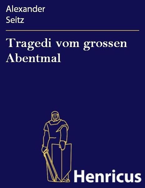 Produktbild: Tragedi vom grossen Abentmal