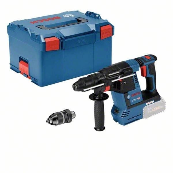 Bosch Professional GBH 18V-26 F solo SDS-Plus-Akku-Bohrhammer 18 V Li-Ion bürstenlos, inkl. Koffer, ohne Akku, ohne Lade