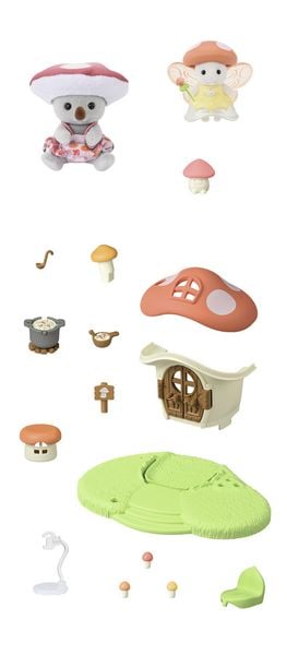 Produktbild: Sylvanian Families 5859 - Feen Pilzhaus mit Figuren