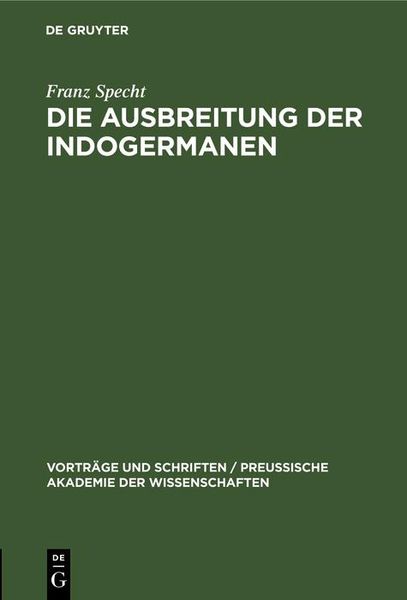 Produktbild: Die Ausbreitung der Indogermanen