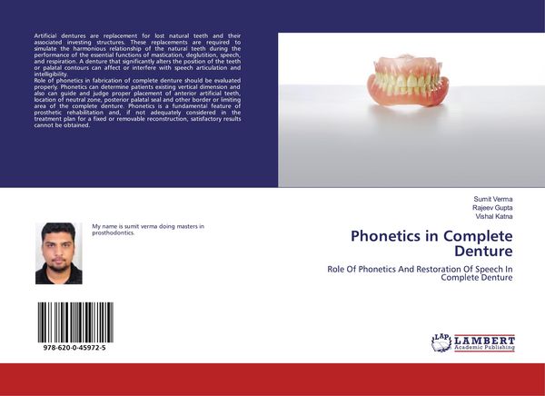 Produktbild: Phonetics in Complete Denture