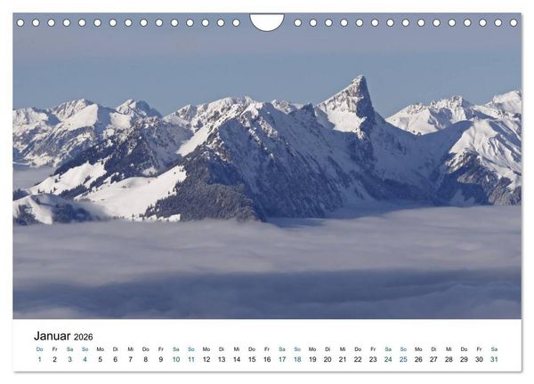 Produktbild: Stockhorn &ndash; &Uuml;ber Stock und Stein (Wandkalender 2026 DIN A4 quer), CALVENDO Monatskalender