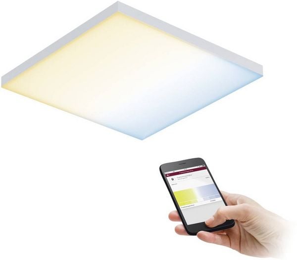 Produktbild: Paulmann Velora 79825 LED-Panel 10.5W Warmwei&szlig; bis Tageslichtwei&szlig; Wei&szlig; (matt)