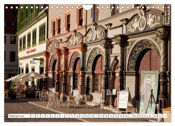 Produktbild: Th&uuml;ringen - Weimar (Wandkalender 2026 DIN A4 quer), CALVENDO Monatskalender