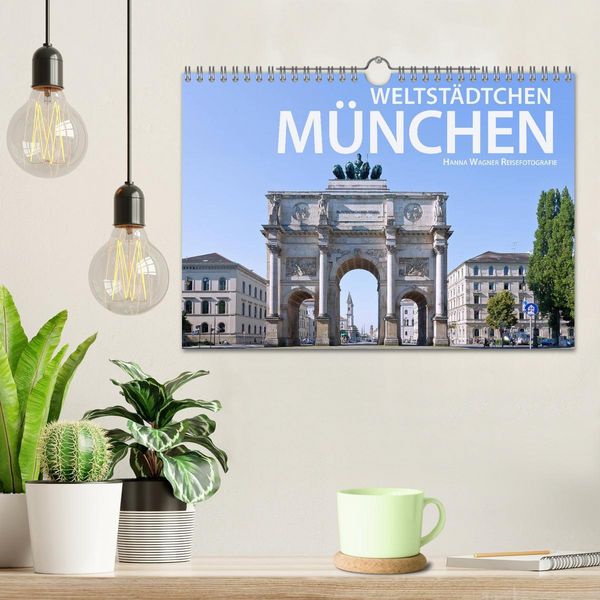 Produktbild: Weltst&auml;dtchen M&uuml;nchen (Wandkalender 2026 DIN A4 quer), CALVENDO Monatskalender
