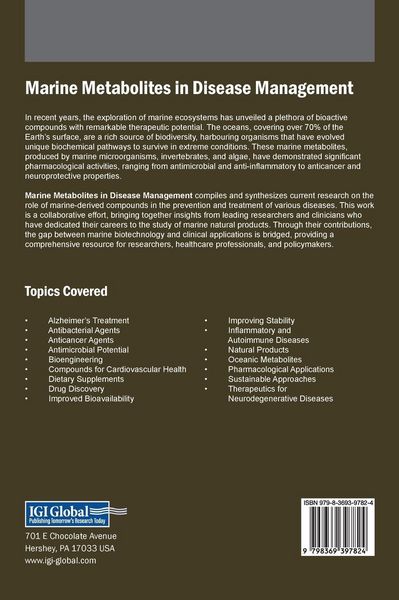 Produktbild: Marine Metabolites in Disease Management, VOL 2
