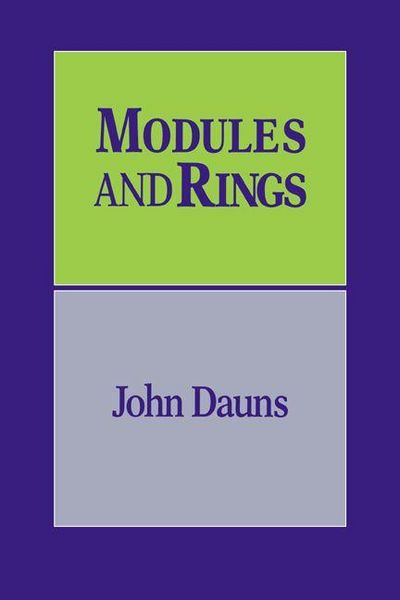 Produktbild: Modules and Rings