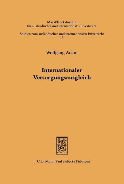 Produktbild: Internationaler Versorgungsausgleich