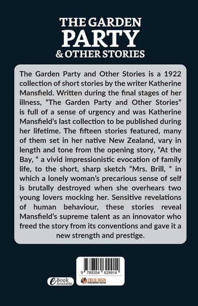 Produktbild: The Garden Party and Other Stories