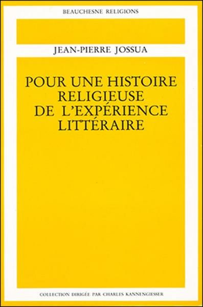 Produktbild: Pour une Histoire Religieuse de l Experience Litteraire Tome 3 Dieu