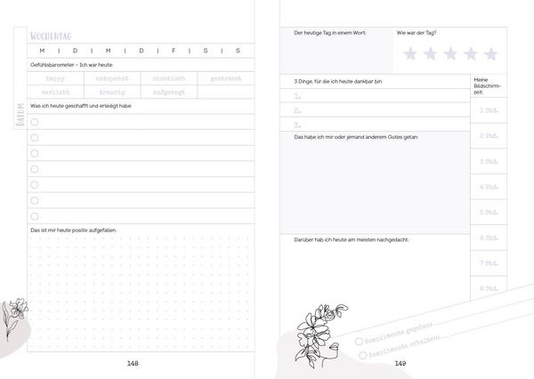 Produktbild: Happy me &ndash; Meine 10-Wochen-Tagebuch-Challenge mit Social-Media-Star Cali Kessy