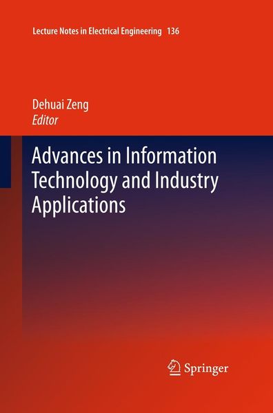 Produktbild: Advances in Information Technology and Industry Applications
