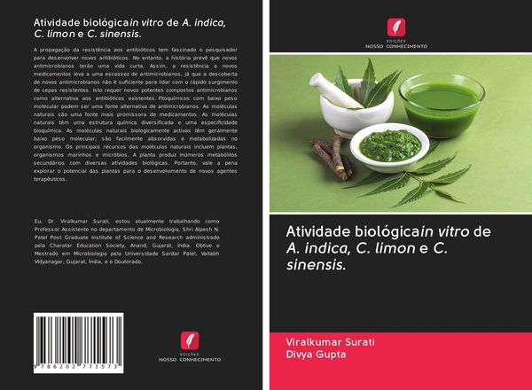 Produktbild: Atividade biol&oacute;gicain vitro de A. indica, C. limon e C. sinensis.