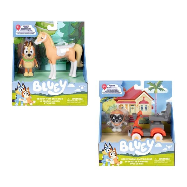 Produktbild: Basic Fahrzeug Bluey mit Figur S15 sortiert