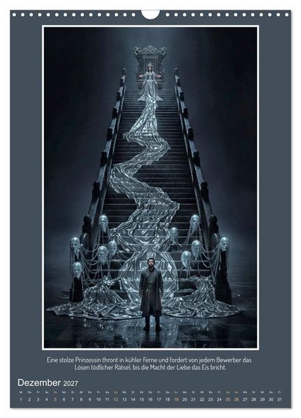 Produktbild: Fantastische Szenen aus gro&szlig;en Opern (Wandkalender 2027 DIN A3 hoch), CALVENDO Monatskalender