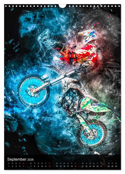 Produktbild: Motocross - einfach faszinierend (Wandkalender 2026 DIN A3 hoch), CALVENDO Monatskalender