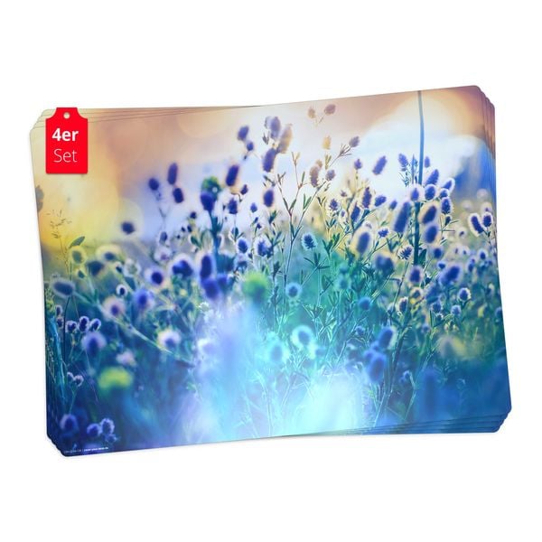 Produktbild: Tischsetmacher Tischsets Blumenwiese, aus hochwertigem Vinyl (4 St&uuml;ck), 44 x 32 cm