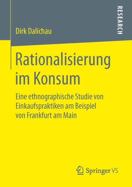 Produktbild: Rationalisierung im Konsum