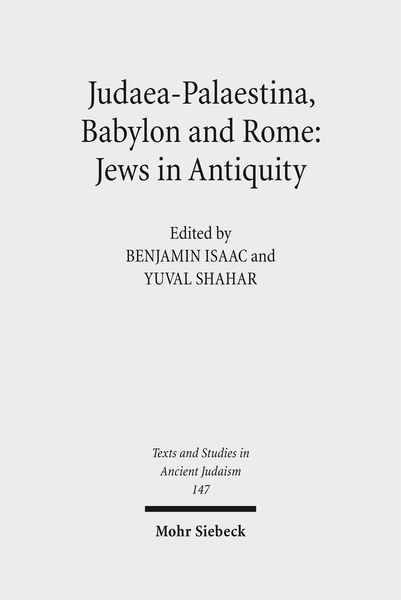 Produktbild: Judaea-Palaestina, Babylon and Rome: Jews in Antiquity