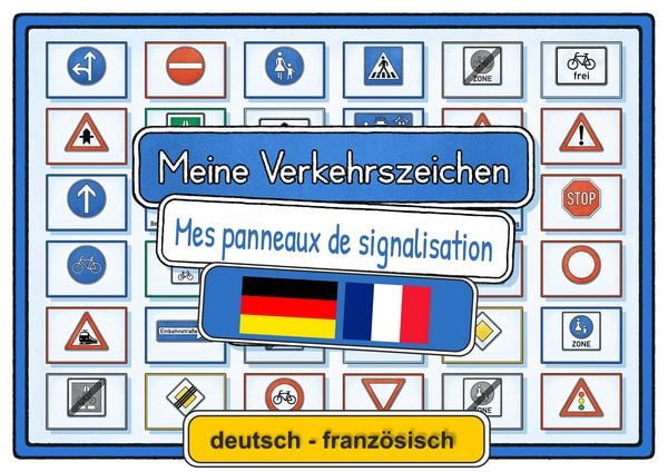 Produktbild: Meine Verkehrszeichen deutsch - franz&ouml;sisch