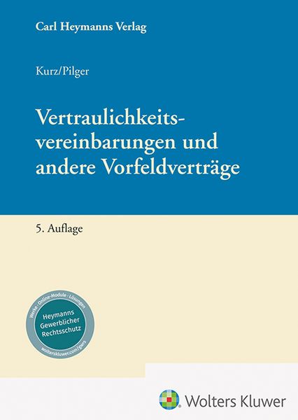 Produktbild: Vertraulichkeitsvereinbarungen und andere Vorfeldvertr&auml;ge