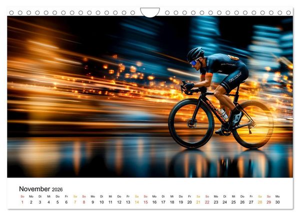 Produktbild: Triathlon Power (Wandkalender 2026 DIN A4 quer), CALVENDO Monatskalender
