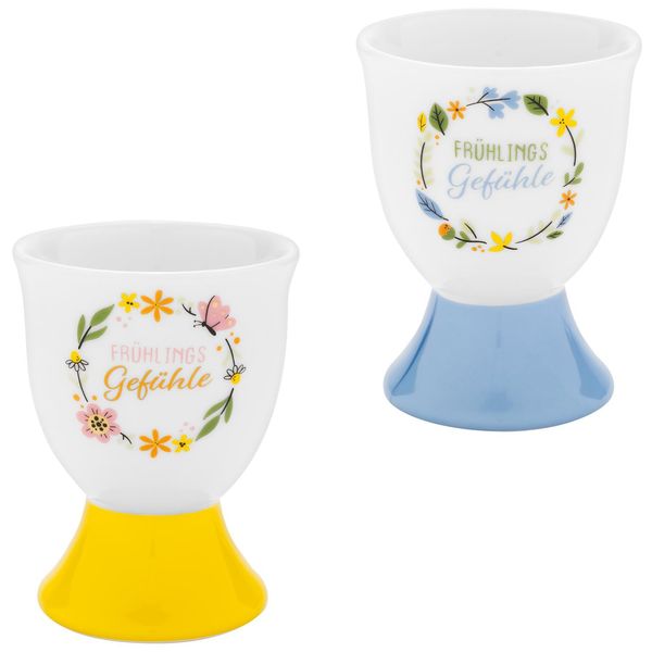Eierbecher-Set Motiv 'Frühlings Gefühle'