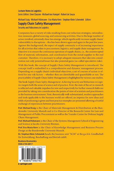 Produktbild: Supply Chain Safety Management