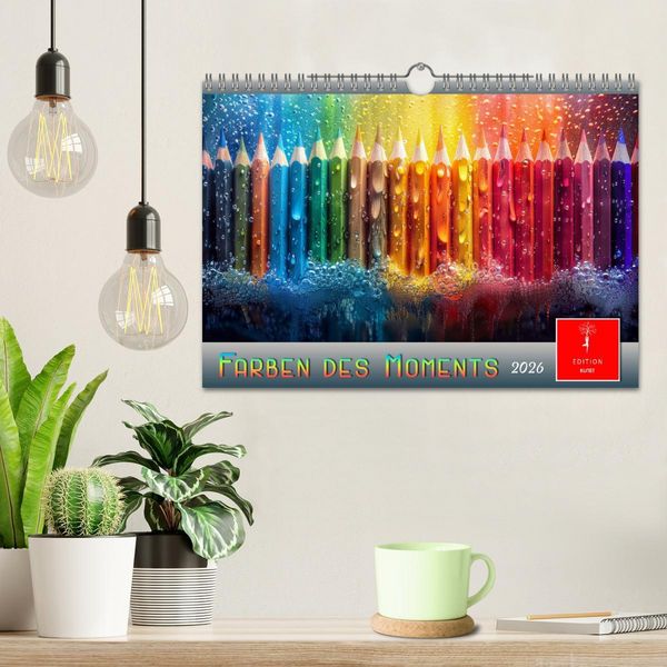 Produktbild: Farben des Moments (Wandkalender 2026 DIN A4 quer), CALVENDO Monatskalender