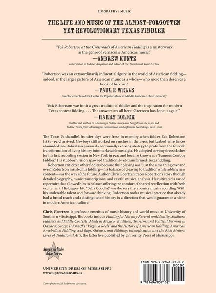 Produktbild: Eck Robertson at the Crossroads of American Fiddling