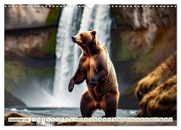 Produktbild: Gro&szlig;e und kleine B&auml;ren (Wandkalender 2026 DIN A3 quer), CALVENDO Monatskalender