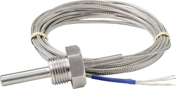 Produktbild: TRU COMPONENTS TC-9779556 PT100 Temperatursensor -50 bis 400&deg;C Kabel, offenes Ende