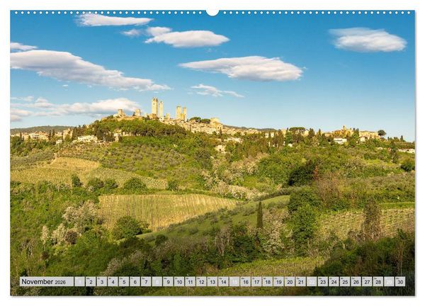 Produktbild: Wundersch&ouml;ne Toskana (Wandkalender 2026 DIN A2 quer), CALVENDO Monatskalender