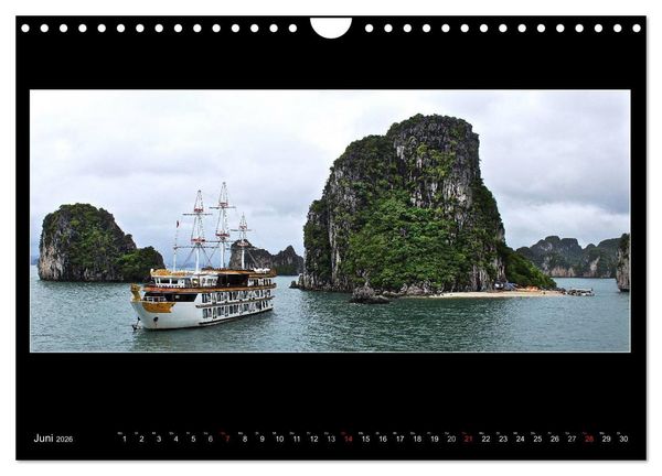 Produktbild: Vietnam &ndash; Land der Kontraste 2026 (Wandkalender 2026 DIN A4 quer), CALVENDO Monatskalender