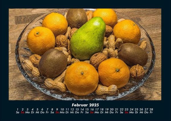 Produktbild: Obstkalender 2025 Fotokalender DIN A4