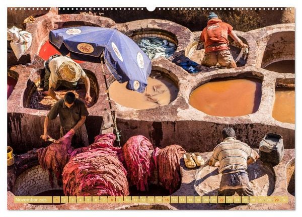 Produktbild: Die Farben Marokkos (hochwertiger Premium Wandkalender 2026 DIN A2 quer), Kunstdruck in Hochglanz