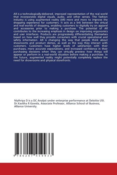 Produktbild: Consumer Purchase in Fashion Industry Using Augmented Reality