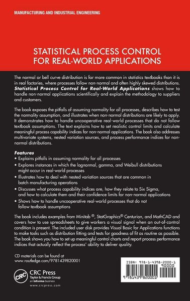 Produktbild: Statistical Process Control for Real-World Applications