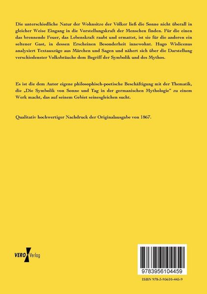 Produktbild: Die Symbolik von Sonne und Tag in der germanischen Mythologie