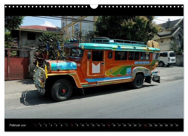 Produktbild: Jeepneys (Wandkalender 2026 DIN A3 quer), CALVENDO Monatskalender
