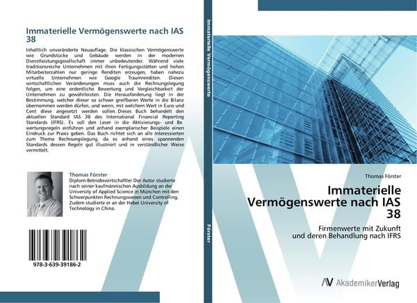 Produktbild: Immaterielle Verm&ouml;genswerte nach IAS 38