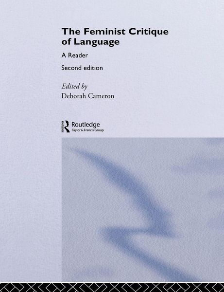 Produktbild: Feminist Critique of Language