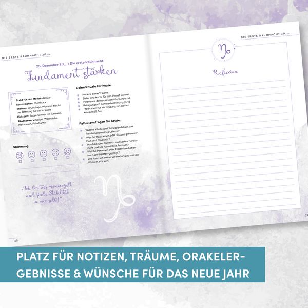 Produktbild: Meine magischen Rauhn&auml;chte. Erinnerungsjournal.