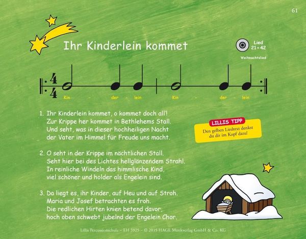 Produktbild: Lillis Percussionschule (mit CD)