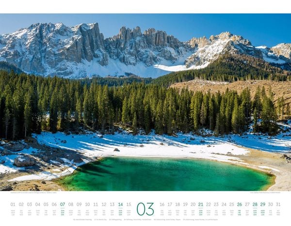Produktbild: Bergwelt Dolomiten Kalender 2027
