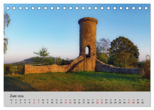 Produktbild: Historisches Erzgebirge (Tischkalender 2026 DIN A5 quer), CALVENDO Monatskalender