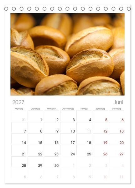 Produktbild: Tischplaner 2027 - Brot & Kaffee Impressionen 2027 (A5 Tischkalender zum Aufstellen) CALVENDO