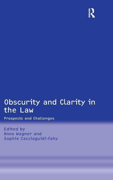 Produktbild: Obscurity and Clarity in the Law